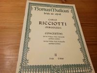 Noten für Streicherensemble "Concertini" (Carlo Ricciotti) Rheinland-Pfalz - Lambrecht (Pfalz) Vorschau