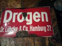 Großes Emailleschild vor 1920Rarität  Drogen 45x28cm Blechschild Bayern - Tröstau Vorschau