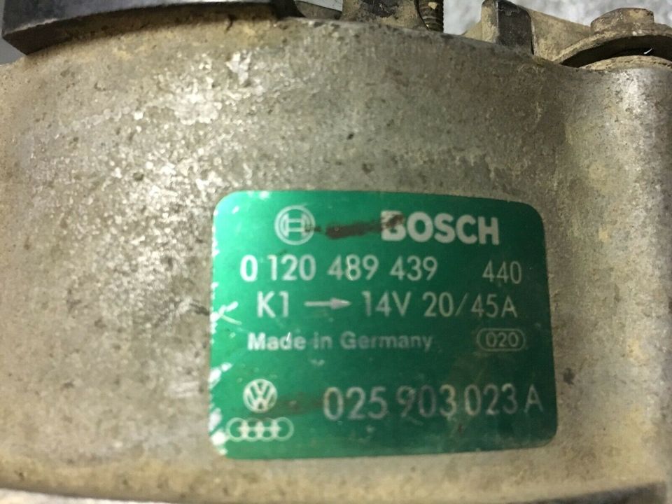 Bosch Lichtmaschine Generator VW T3 LT 0 120 489 439 in Lonnig