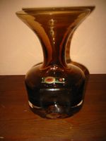 Vase, Blumenvase, Glas, braun, 70-er Jahre, Vintage, Ingridglas Nordrhein-Westfalen - Hagen Vorschau