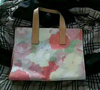 BURBERRY Tasche shopper floral print canvas Leder Blumen rosa rot Düsseldorf - Eller Vorschau