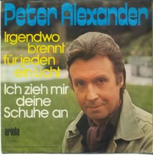 Peter Alexander  Irgendwo brennt für jeden ein Licht  Single in Lengede
