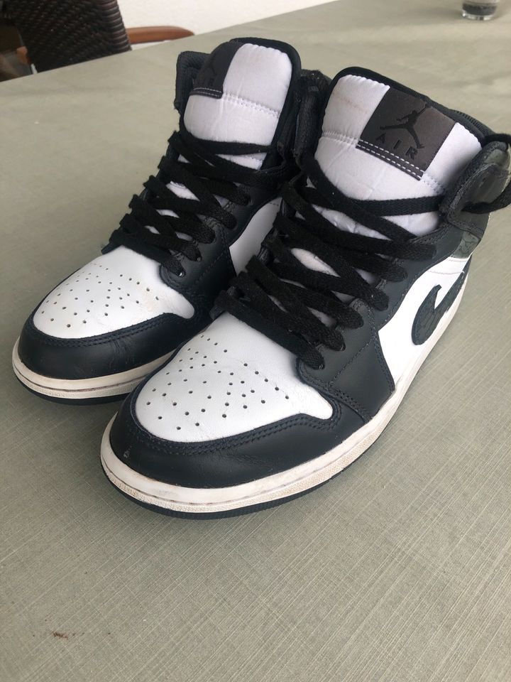 Nike Air Jordan schwarz weiß Gr. 41 in Neustadt an der Weinstraße