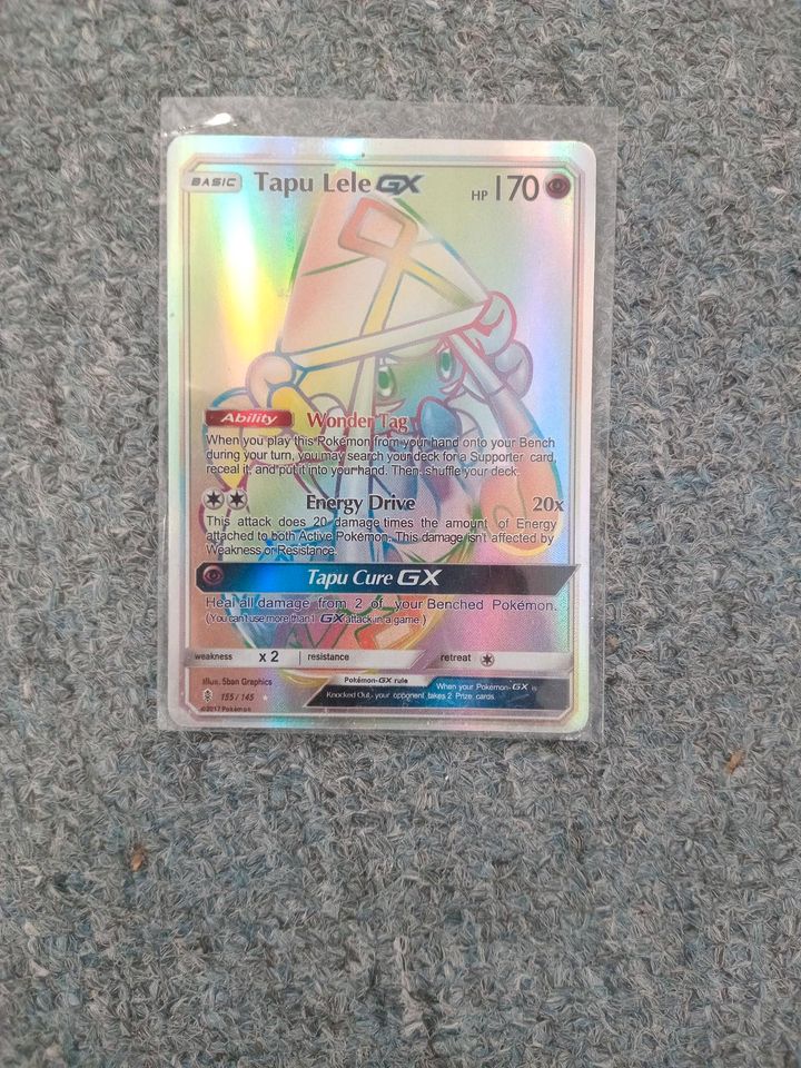 Pokemon - Tapu Lele GX 155/145 Rainbow in Wermelskirchen