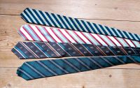 4 alte Krawatten Vintage/ Streifen 100% Seide Hemley Gardeur Alpi Baden-Württemberg - Zimmern ob Rottweil Vorschau