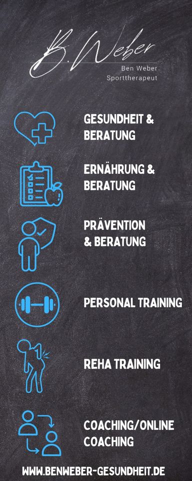 Personal Trainer Sporttherapeut Ernährungsberater Coach in Dinslaken