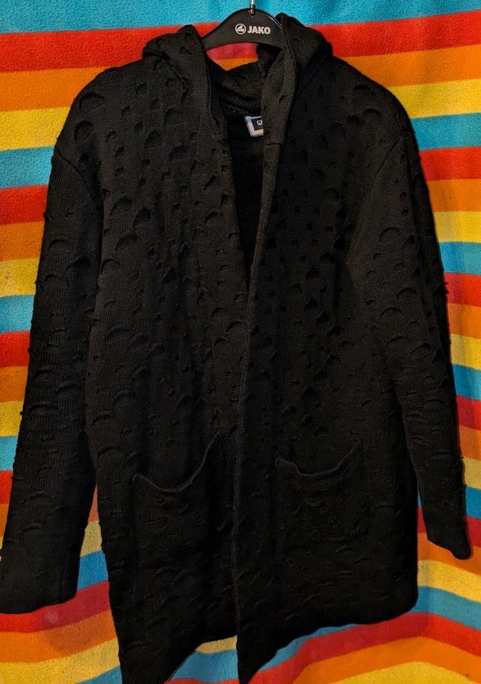Schwarze offene Damen Wolljacke Größe XL Carisma Casual in Sondershausen