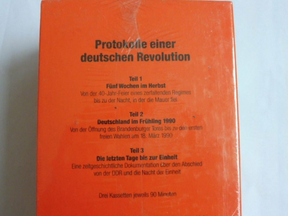 VHS Kassetten "Das Jahr der deutschen Einheit",neu, Originalverp. in Aalen