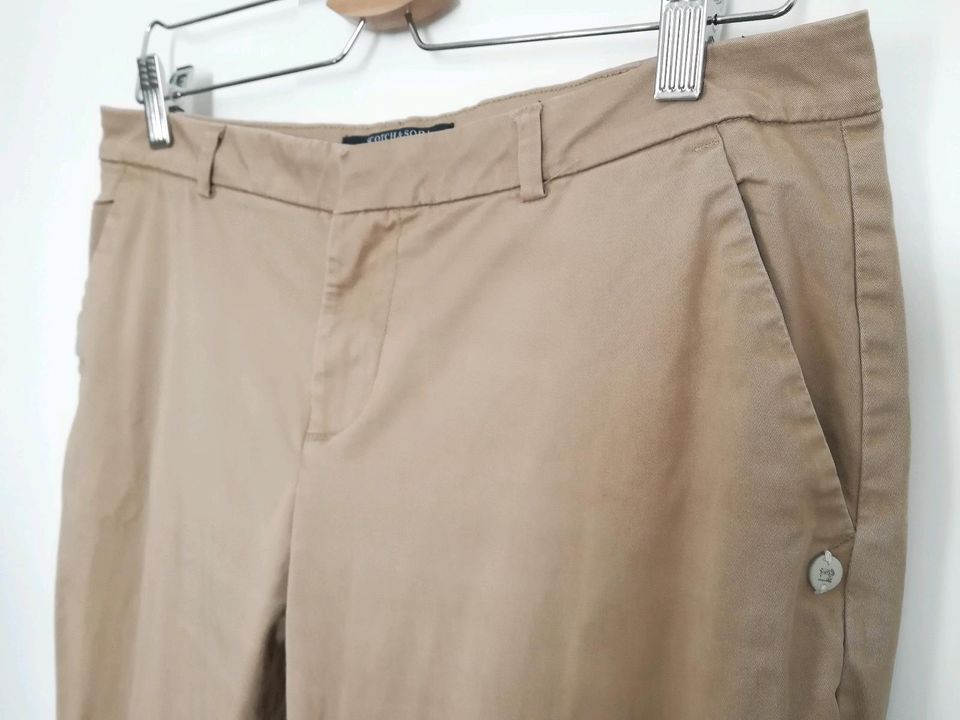 SCOTCH & SODA Slim Chino Damenhose 29/32 Gr.38/ M beige in Frankfurt am Main