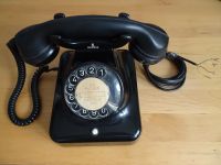 Vintage Antikes Telefon, Festnetz, in Schwarz Bayern - Kösching Vorschau