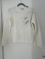 Damen Pullover Orsay weiß mit Glitzer Steinchen Größe S Baden-Württemberg - Uhingen Vorschau