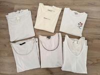 6x Marken Shirt Konvolut Set L 40 weiß Basic Baumwolle Kurzarm Nordrhein-Westfalen - Bad Salzuflen Vorschau