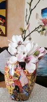 Japanische Vase - Motiv Gustav Klimt "Dame mit Fächer" TIPP-TOP Brandenburg - Bernau Vorschau