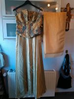 Abendkleid 2teiler grün gold Korsage gr. 40 incl. Stola Nordrhein-Westfalen - Kleve Vorschau