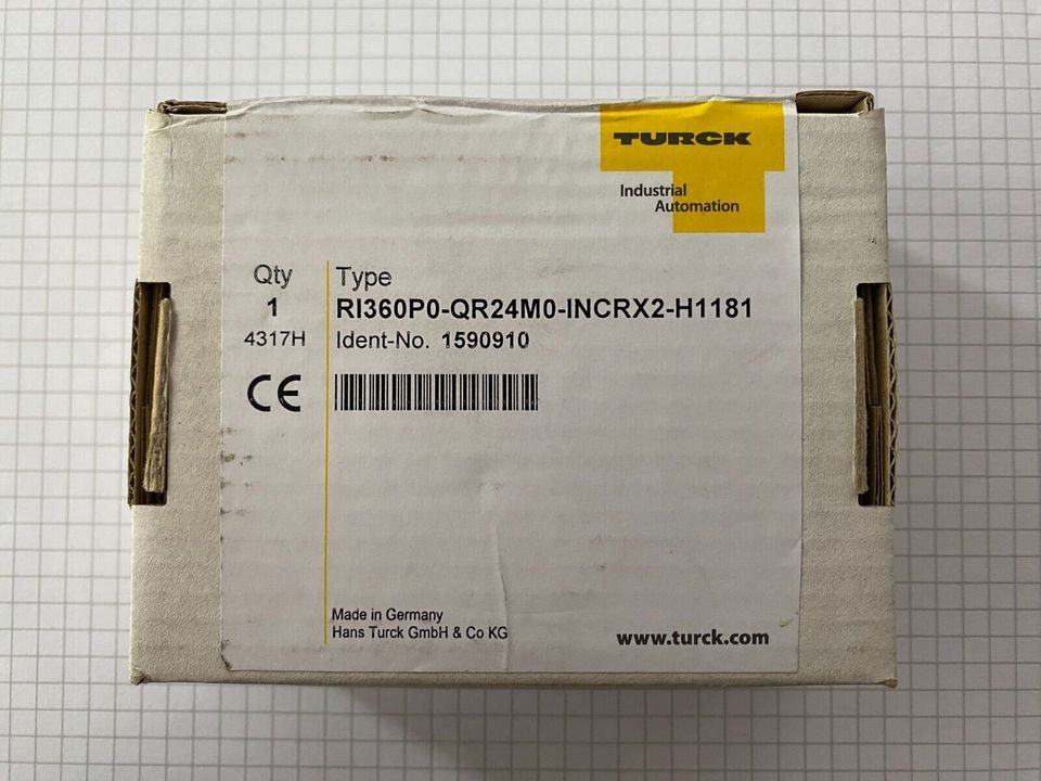 Turck Encoder Ri360P0-QR24M0-INCRX2-H1181 NEU / NEW in Passau