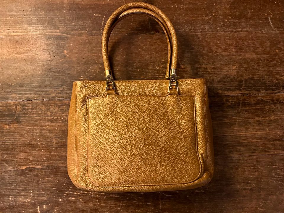 Original Aigner Handtasche gold in Weil am Rhein