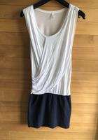 Mini Kleid Vero Moda weiß dunkelblau Gr. S Kr. München - Ottobrunn Vorschau