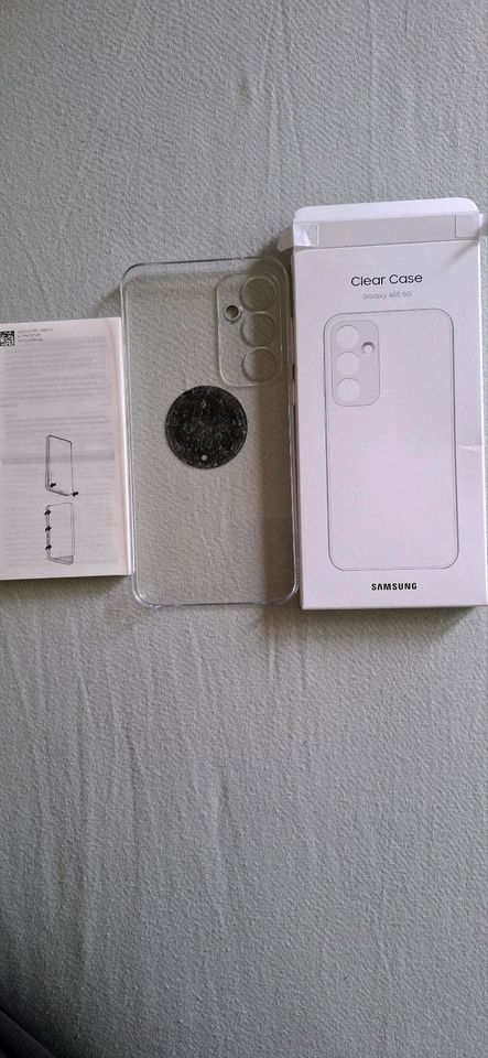 Samsung galaxy a55 5G Clear Case Neuwertig mit OVP& Magnet Münze in Heidelberg