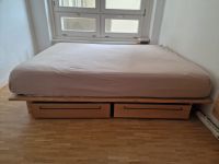 MUJI Design Plattformbett Eiche mit Unterbettkästen München - Au-Haidhausen Vorschau