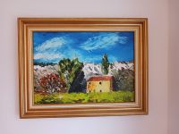 Ölgemälde Leinwand "Le cabanon" Provence signiert Carlotti Nordrhein-Westfalen - Kevelaer Vorschau