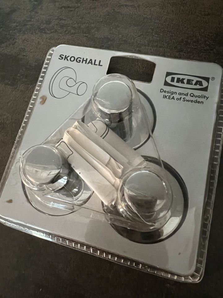 NEU-SKOGHALL Ikea Handtuch-Halter,Haken,selbstklebend,verchromt in Köln