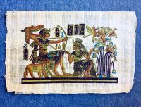 Ägypten original Papyrus-Bild handbemalt Gemälde Handarbeit 22x35 Schleswig-Holstein - Oldenburg in Holstein Vorschau