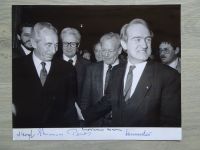 Autogramm Shimon Peres + Willy Brandt + Rau + Vogel Unterschrift Bayern - Bad Birnbach Vorschau