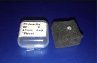 Moissanite 4.5mm Edelstein Diamond 0.4 Carat  100% Echtheit Niedersachsen - Delmenhorst Vorschau