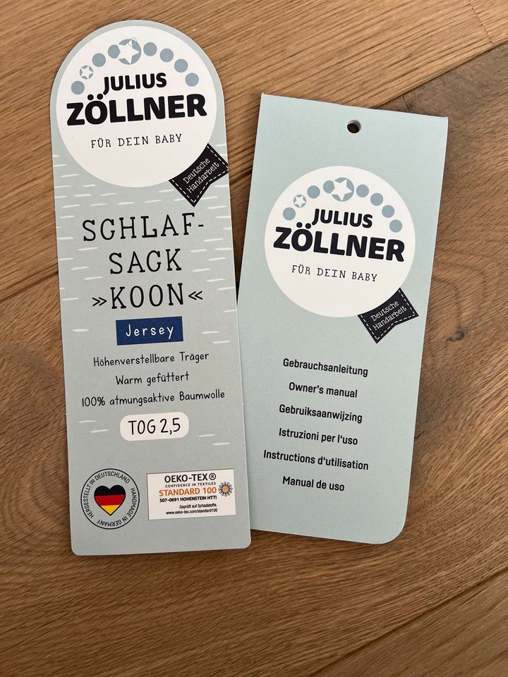 Ganzjahresschlafsack Julius Zöllner 2x  Grösse 56/62 TOG 2,5 in Bad Neustadt a.d. Saale