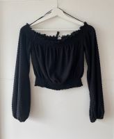 H&M schulterfreie Bluse schwarz Bremen-Mitte - Ostertor Vorschau