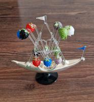 DDR Bowlespieße aus Glas-Handarbeit Mundgeblasen Sachsen - Flöha  Vorschau