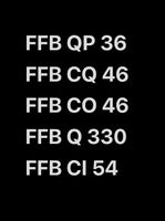 Wunschkennzeichen Fürstenfeldbruck (FFB) CO 46; QP 36; CQ 46, etc Bayern - Fürstenfeldbruck Vorschau