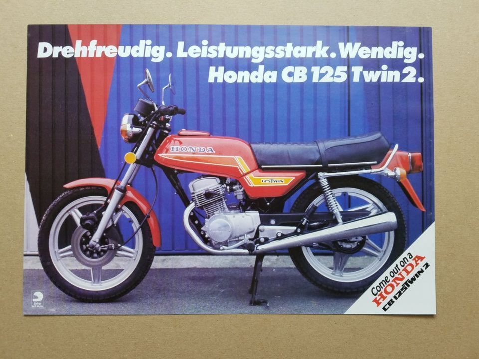 Honda CB 125 Twin 2 17 PS Prospekt in Schwarzenbach am Wald