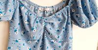 Stradivarius Kleid Puffärmel Blümchen Minikleid Dortmund - Brackel Vorschau