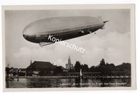 Postkarte, AK, Luftschiff, Zeppelin überfliegt Konstanz Baden-Württemberg - Freiburg im Breisgau Vorschau