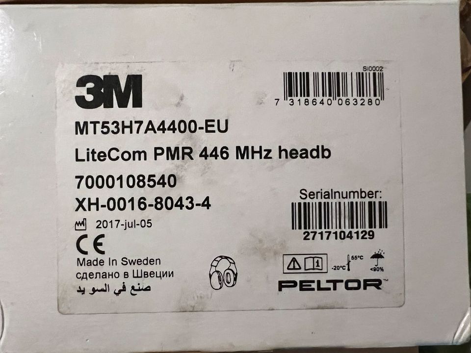 Gehörschutz 3M Peltor LiteCom MT53H7A4400-EU in Speyer