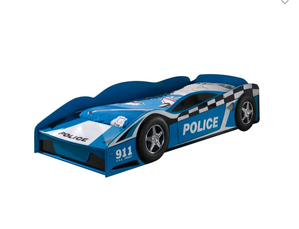 Polizei Autobett blau-silber in Salmtal