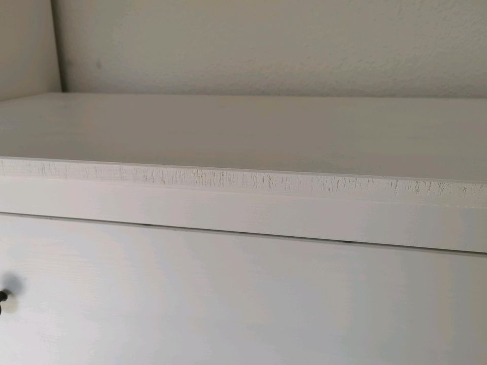Hemnes Kommode Ikea weiß mit 3 Schubladen + Wickelauflage in Marl