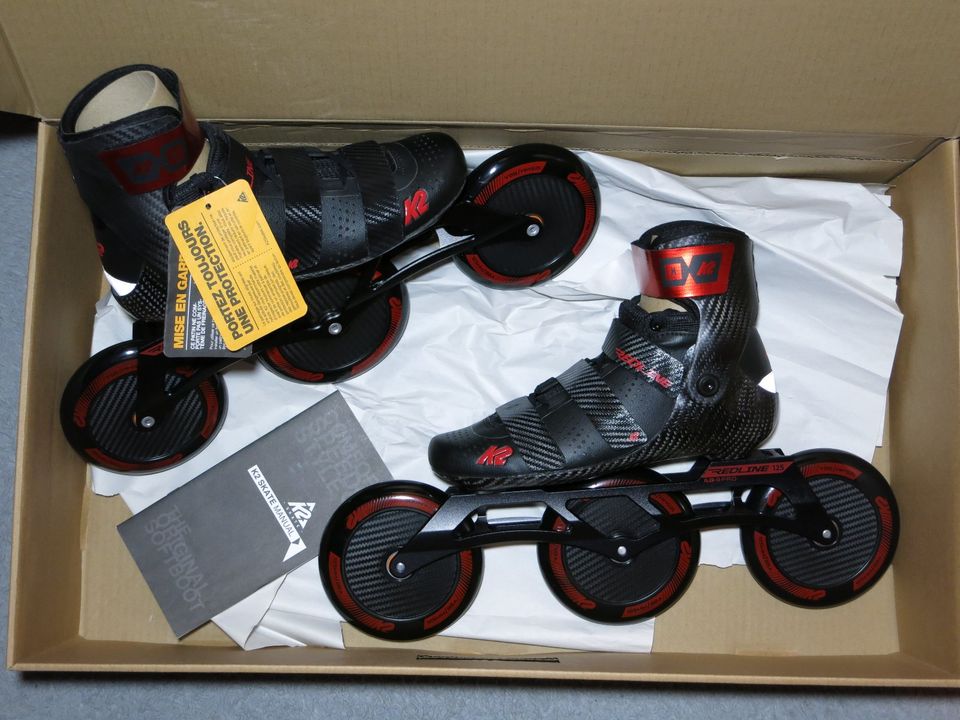 Neu Inliner K2 Redline 125 Gr 39,5 Speedskates Skates NEU NP 600€ in Ulrichstein