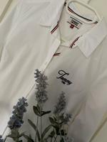 Tommy Hilfiger Bluse Langarm Oberteil Gr.M weiß☀️smart casual Bayern - Niederwerrn Vorschau