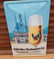 Metall - Werbeschild Hasseröder Brauerei Sachsen-Anhalt - Quedlinburg Vorschau