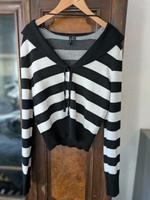 Cardigan Strickjacke Gr. L Vero Moda  Schwarz weiß Sachsen-Anhalt - Magdeburg Vorschau
