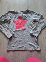 Graues Langarm Shirt Gr. 116 Pinkes Herz Schleswig-Holstein - Handewitt Vorschau