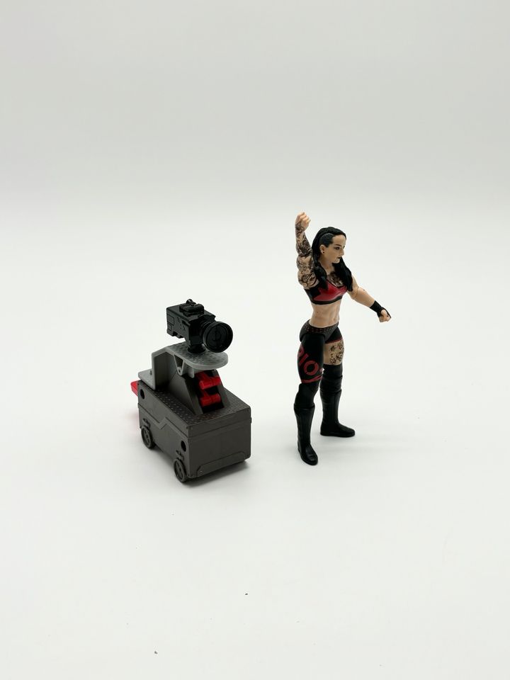 WWF/WWE Jakks Mattel Wrestling Figur Ruby Riot mit Kamerawagen in Filderstadt