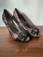 High Heels Spitzen Stoff Peeptoe gr. 38 Rheinland-Pfalz - Gusterath Vorschau