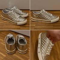 Versace Stylische Sneaker in Metallic-Optik - Größe 38 Gold Bayern - Ingolstadt Vorschau