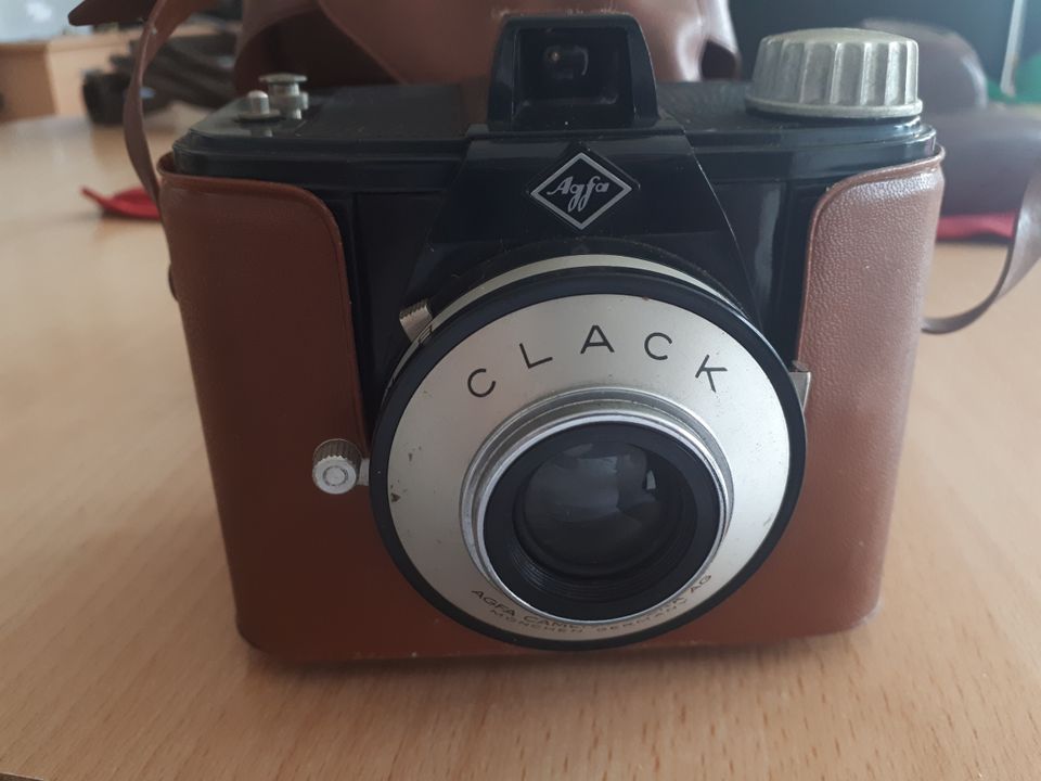 Agfa Clack Retro Kamera mit Hülle in Detmold