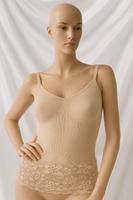 Vintage Trägerhemd in zartem Beige – mit feiner Spitze- Größe XS Schleswig-Holstein - Siebenbäumen Vorschau