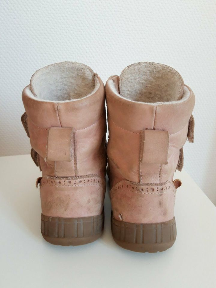 Pom Pom Leder Winterboots rosa Gr. 30 Madison Rose in Stuhr