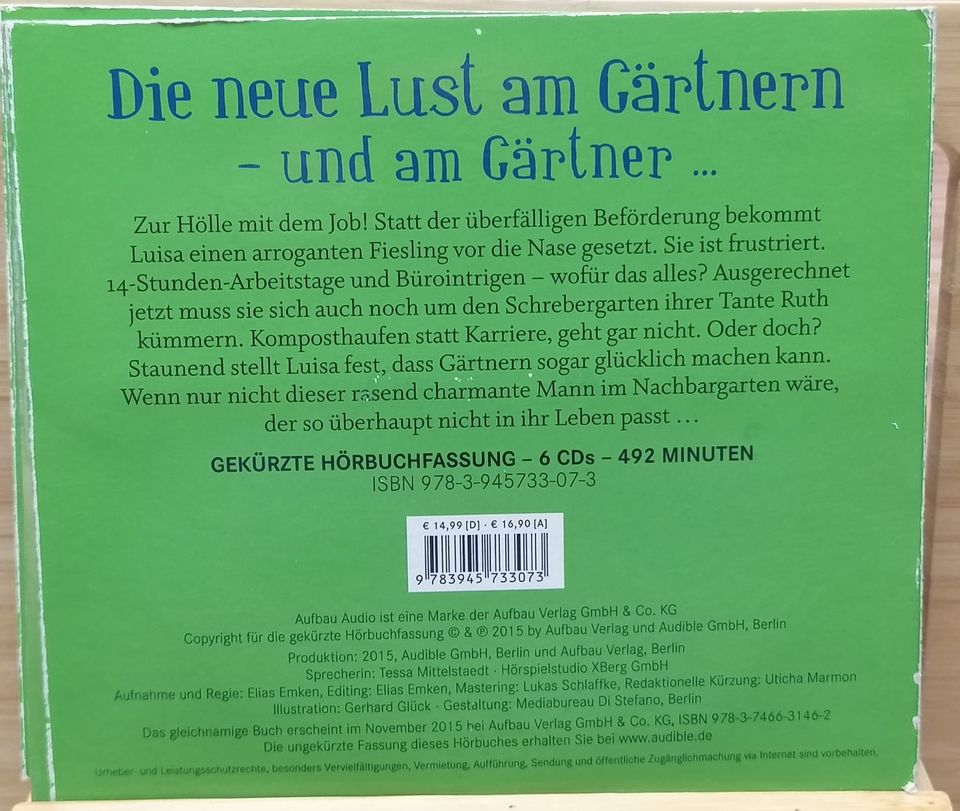 Hörbuch Ellen Berg original 6CDs Mach mir den Garten, Liebling ! in Eschweiler